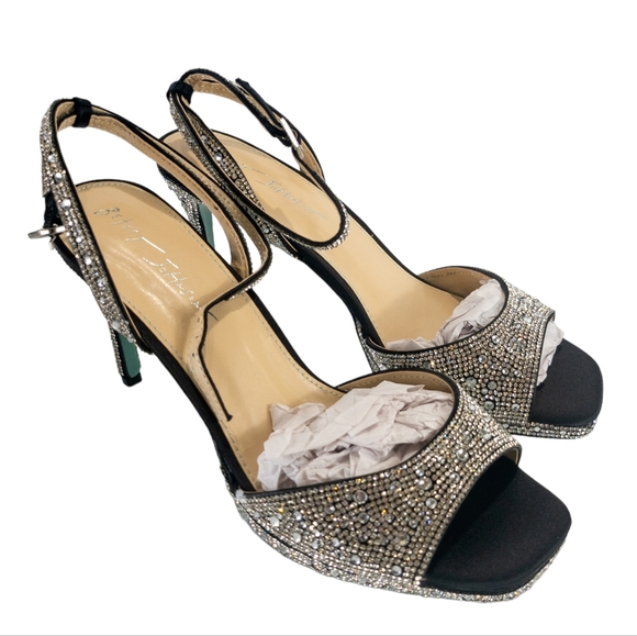 Blue by Betsey Johnson Suni Dress Sandals Black -9.5 - Picture 2 of 4